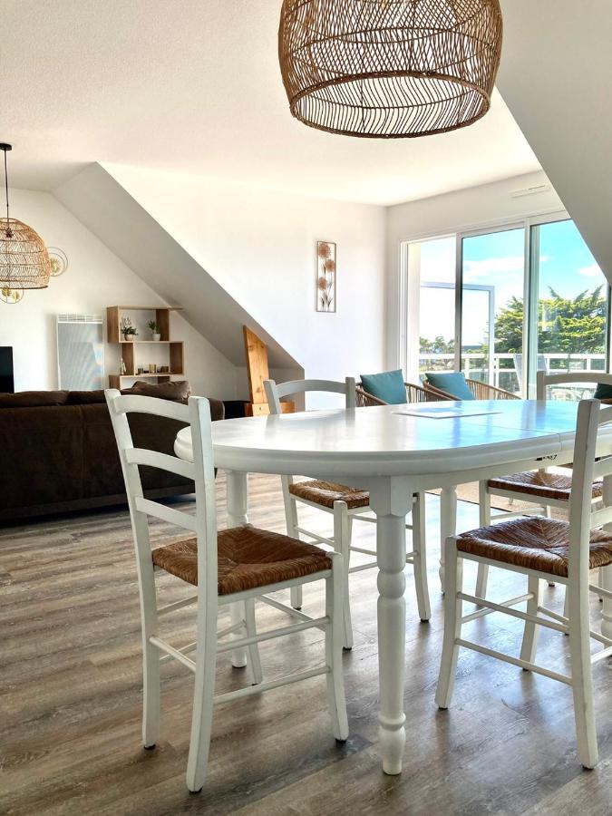 Grand Et Luxueux Appartement Lumineux 4 Pers Vue Mer Wifi Inclus Quiberon Eksteriør billede